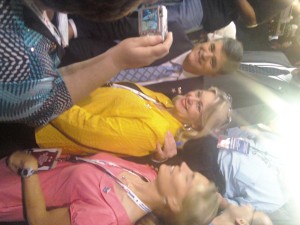 Sean Hannity, a fellow delegate and me